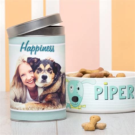 Personalized Dog Treat Containers & Canisters.