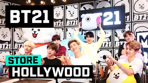 [BT21] LINE FRIENDS Hollywood - YouTube