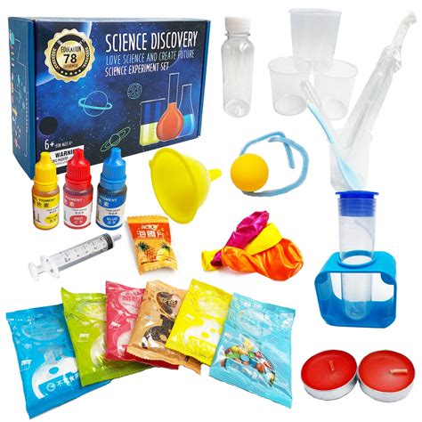 78 Lab Experiments Science Kits for Kids Age 6 7 8 9 10 11 12 Chemistry and Physics Set Toys ...