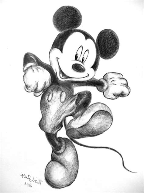 Mickey Mouse Pencil Sketch Hb 2 pencil 4b pencil eraser drawing paper drawing surface i never ...