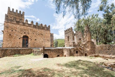 Royal Fasil Ghebbi Palace, Castle in Gondar, Ethiopia, Cultural ...