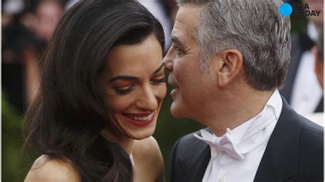 Awww! The Clooneys adopt ADORBS rescue dog