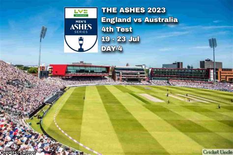 The Ashes 2023: 4th Test (Day-4) Match Report (England Vs Australia ...