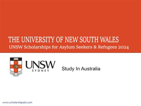 UNSW Scholarships For Asylum Seekers & Refugees 2024