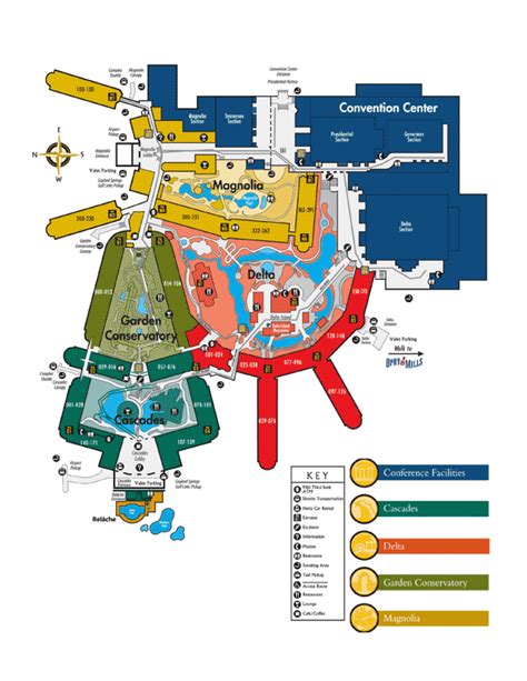 you need a map to find your way around the Opryland Hotel | Opryland ...