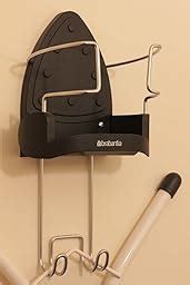 Brabantia Ironing Board Hanger and Iron Store - Black: Brabantia ...