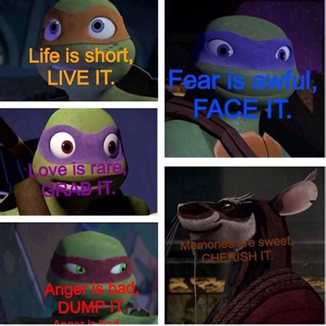 Quotes to live by | Teenage mutant ninja turtles funny, Teenage ninja turtles, Teenage mutant ...