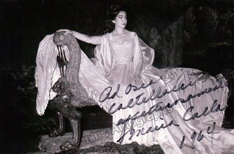 Maria Callas Autograph Signed Photograph in Norma 1964