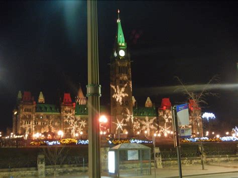 Parliament Hill, Ottawa Canada Christmas lights - "Making Montessori Ours"