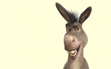 Shrek Donkey Smiling Wallpaper