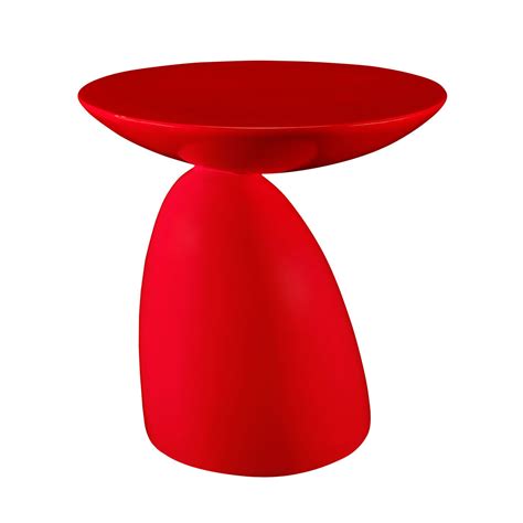 Bobble Side Table in Red | Side table, Contemporary side tables ...