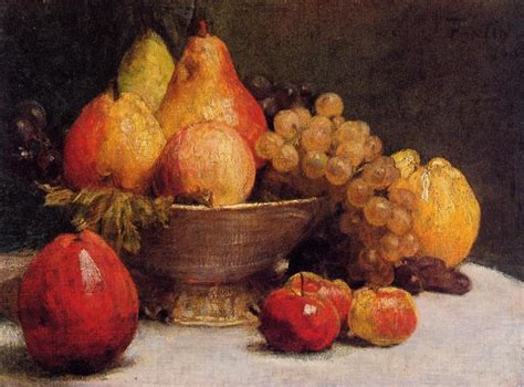 Bowl of Fruit, 1857 - Henri Fantin-Latour - WikiArt.org