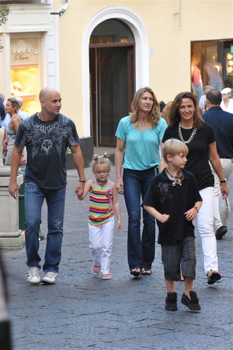 andre agassi with family