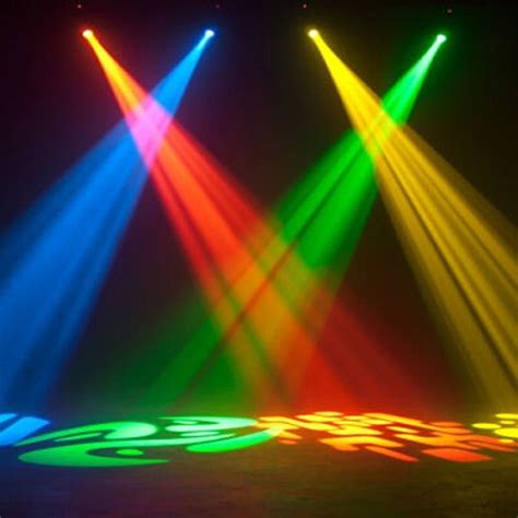 50W LED Moving Head Stage Lighting 8 Rotary Pattern Effect DMX512 DJ Club Lights | eBay