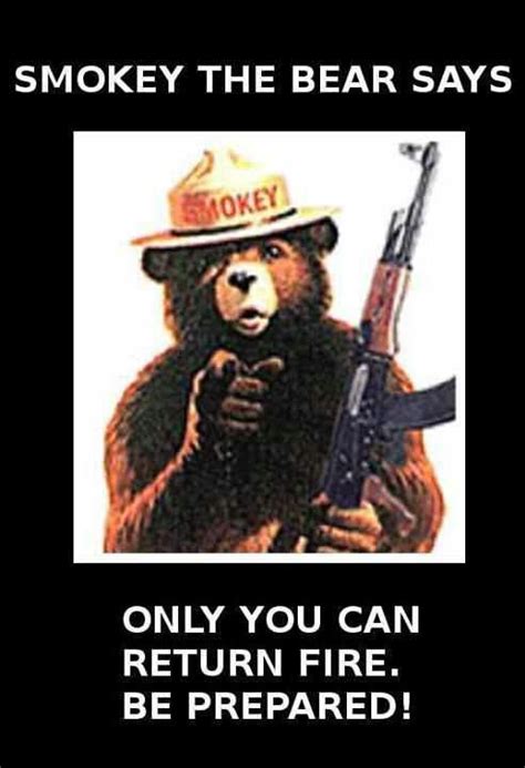 OUR ETERNAL STRUGGLE: SMOKEY, THE BEAR'S SAFETY TIP