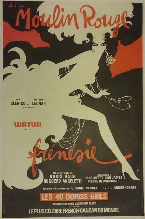 René Gruau - Bal du Moulin Rouge | Vintage french posters, Moulin rouge, Vintage poster art