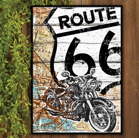 Route 66 Digital Prints Route 66 Downloadable Prints | Etsy