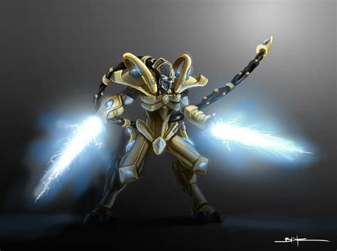 Protoss Zealot by sanggene on DeviantArt