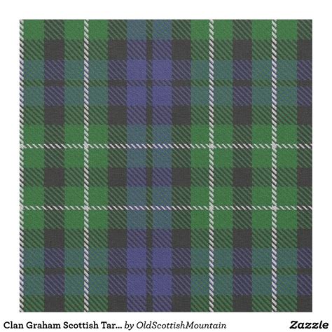 Clan Graham Scottish Tartan Plaid Fabric