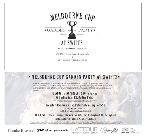 Melbourne Cup Invitation Ideas | Melbourne cup, School events, Invitations