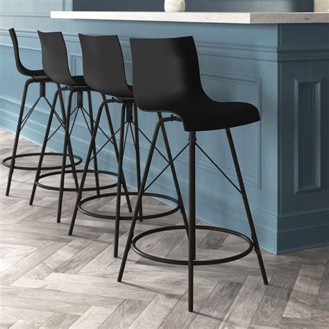 Corrigan Studio® Dobbins Swivel Bar & Counter Stool & Reviews | Wayfair