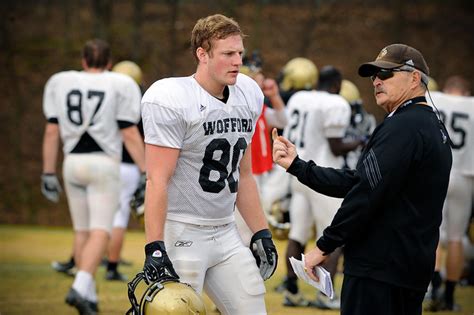 The Wofford football team takes to the field for spring practice ...