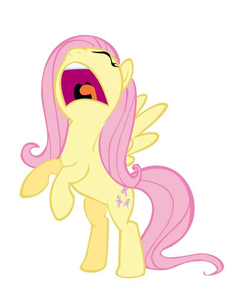 Fluttershy Scream by PyschedelicSkooma on DeviantArt