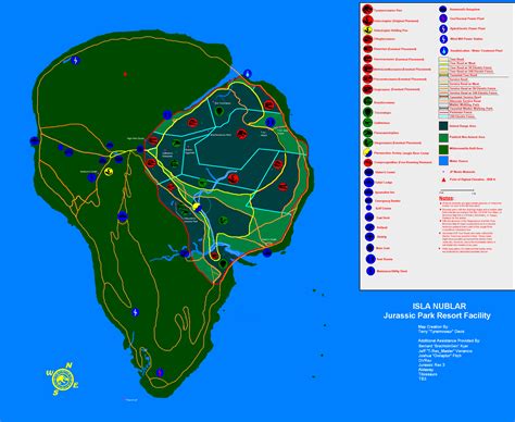 Isla Nublar: Jurassic Park/Jurassic World (S/F) / (S/F-T/G) | Jurassic-Pedia