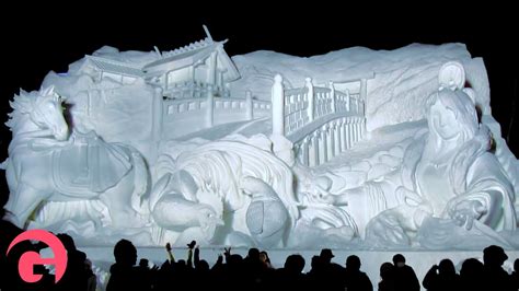 Impressive Ice Sculptures at the Sapporo Snow & Ice Festival in Japan ...