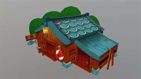 Fishing Hut - 3D model by Jake (@jakesrusso) [dbd6ef8] - Sketchfab