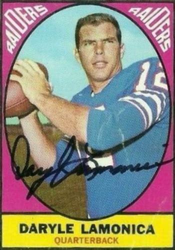 Daryle Lamonica Autographs and Memorabilia | Sports, Football