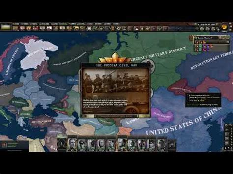 HOI4: Pax Britannica Russian Civil War Superevent - YouTube