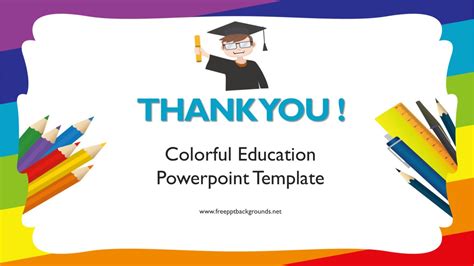 Colorful Education Powerpoint Templates - Education, School Backgrounds