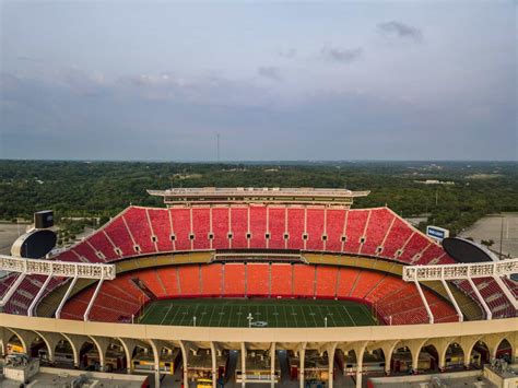 Drone Imagery of Arrowhead Stadium - Kansas City, Missouri