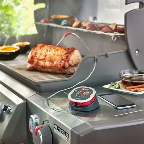 Weber iGrill Digital Probe Bluetooth Compatibility Meat Thermometer ...