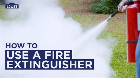 How to Use A Fire Extinguisher | DIY Basics - Home Improvement or DIY