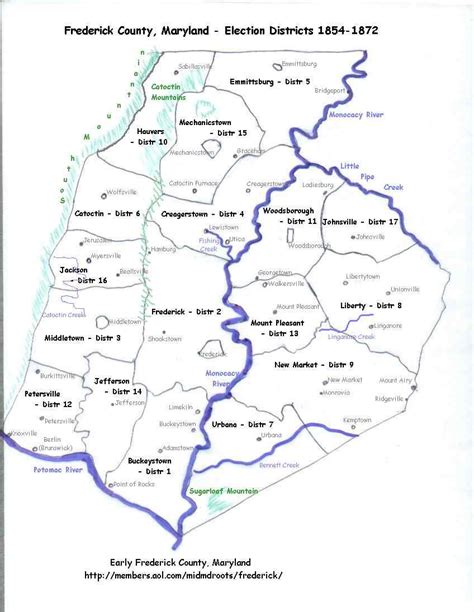 Road+Map+Frederick+County+Maryland Road Map Frederick County Maryland ... | Map, County, Crafts ...