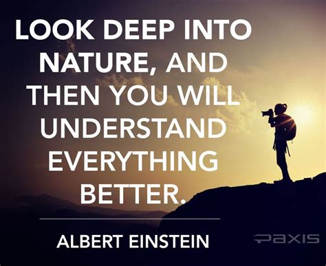 Albert Einstein Nature Quote | Nature quotes, Albert einstein, Einstein