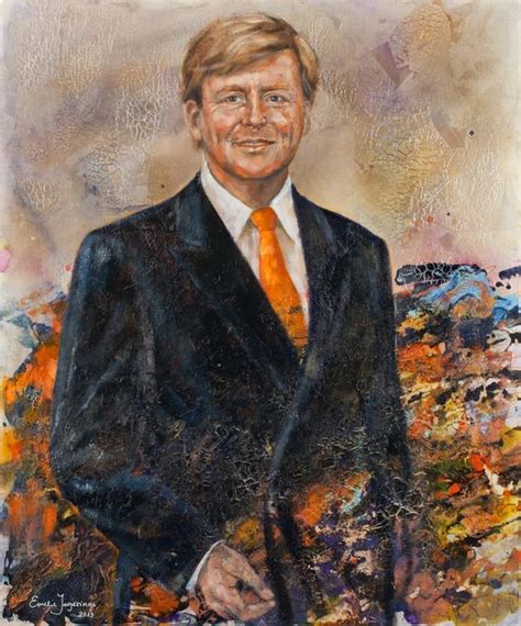 Portret Prins Willem Alexander | Schilderij, Portret, Koninklijke familie