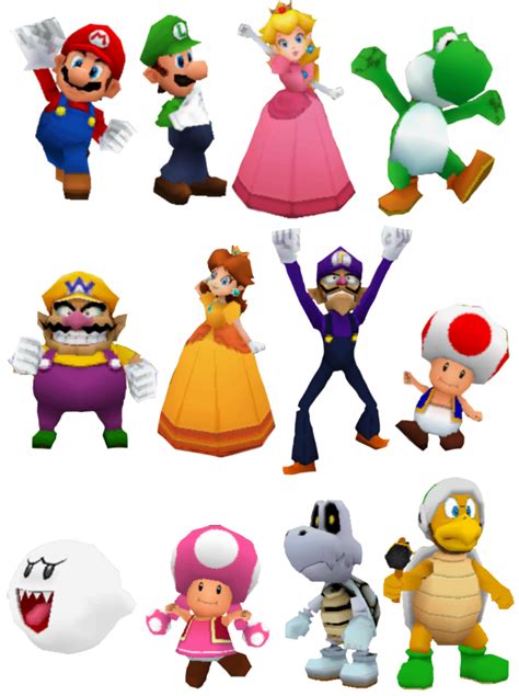 Mario Party DS 2 all Characters : r/Mario