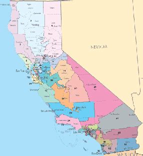 California District 6 Map – Topographic Map of Usa with States