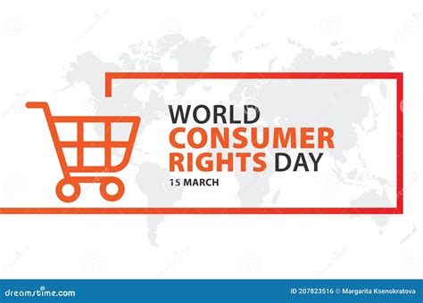 World Consumer Rights Day 15 March. Logo Design Stock Vector ...