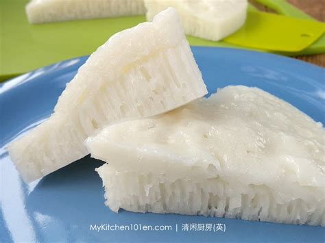 Classic Chinese Steamed Rice Cake Done the Right Way | MyKitchen101en.com