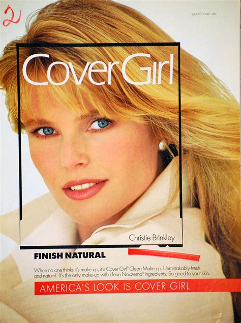 Christie brinkley, Cover girl makeup, Brinkley