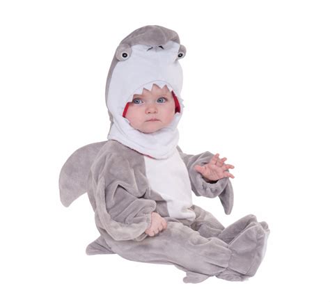 Shark Costume Kids Jumpsuit with Open Face Headpiece - Imaginations Costume & Dance