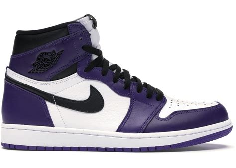 Jordan 1 Retro High Court Purple White - 555088-500