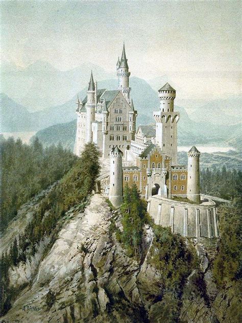 Adolf Hitler Paintings Castle