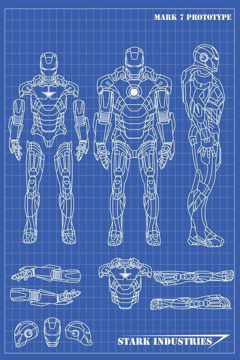 Iron Man Blueprints by nickgonzales7 on deviantART | Iron man armor ...