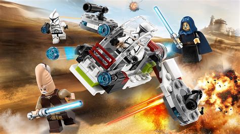 LEGO Star Wars Set 75206 Jedi and Clone Troopers Battle Pack LEGO Complete Sets & Packs ...