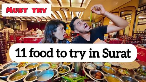 11 food to try in Surat | Surat street food and Gujarati food - YouTube